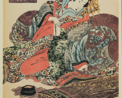 Woman linked to musical instruments. Woman linked to musical instruments.